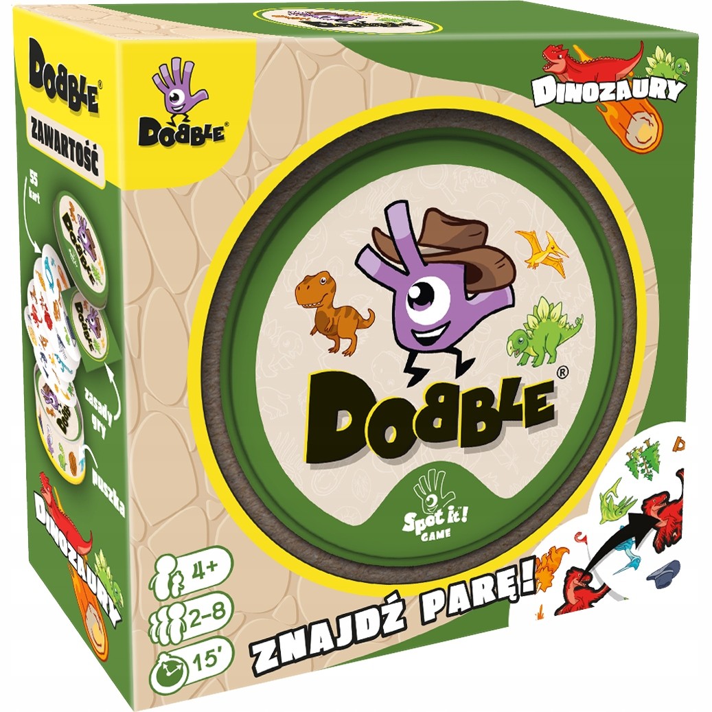 Spoločenská hra Dobble Dinosaurs Rebel
